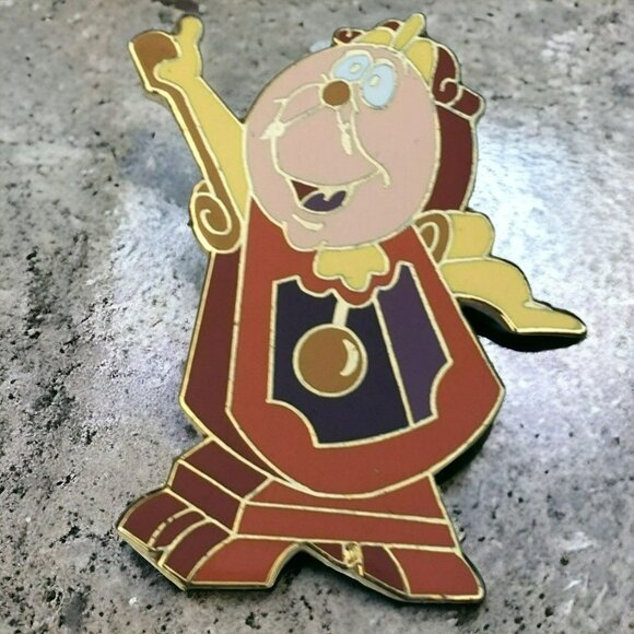 Disney WDCC - Cogsworth from Beauty and the Beast Disney Pin From 2001 - Picture 1 of 5